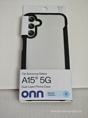 On Running Dual-Layer Galaxy A15 5G Case — Clear Back with Black Bumper